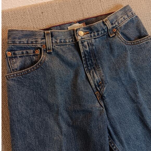Levis 550 Y2K Jeans Womens 12L 31X33 Blue Fade Relaxed Taper Street Casual Tall - Picture 7 of 16